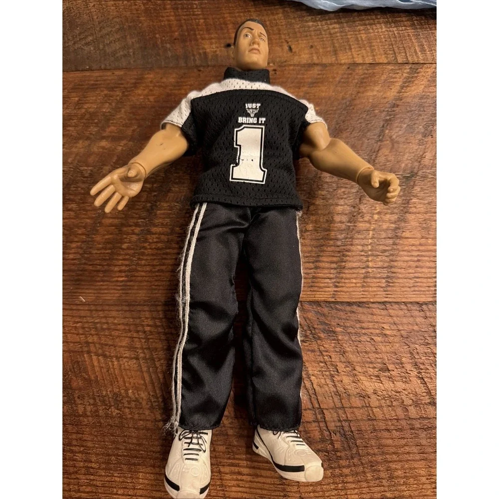WWF Jakks Ringside Rebels Series 2 THE ROCK (12 inch) Figure